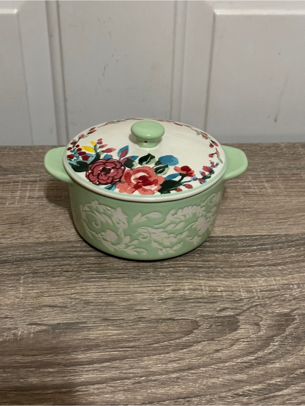 The Pioneer Woman 14.4 Ounce Mini Casserole Mint Green NEW Without Box